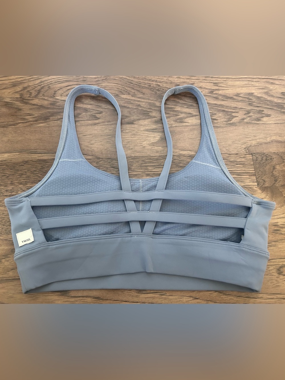 Vuori Longline Yosemite Sports Bra Blue